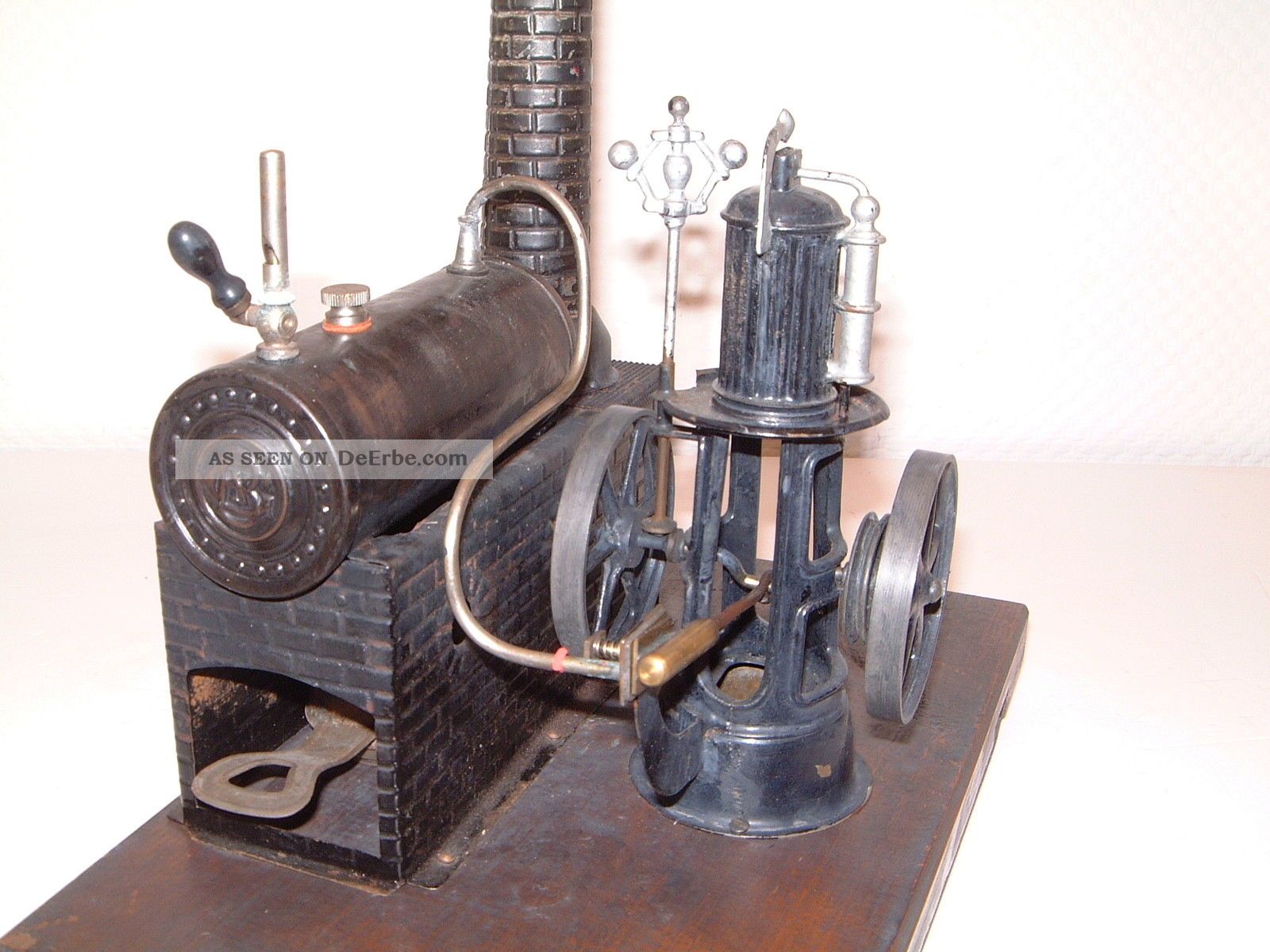 Bing Dampfmaschine Mit Imitierten Schiffsmotor - Rarität Um 1900 Gefertigt vor 1945 Bild