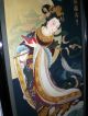 Alt Geisha Groß Gemälde Acryl Öl Auf Holz Asiatika Rahmen 63x115cm Japan Kunst Entstehungszeit nach 1945 Bild 9