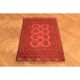 Alter Handgeknüpfter Orient Teppich Afghan Art Deco Old Carpet Tappeto 110x75cm Teppiche & Flachgewebe Bild 2