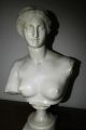 Frauenbüste Griechisch Alabaster - 36cm Vor 1900 Bild 5