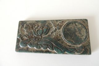 Tuschstein / Pinsel Ablage Stein Aus Jade,  China Bild