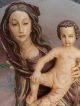 Mutter Gottes Mit Kind Madonna Holzfigur Handgeschnitzt Handbemalt Holz 70 Cm Skulpturen & Kruzifixe Bild 7