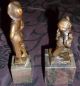 2 Antike Bronze Figuren Frech Dax Von Felling Und Rauchender Junge Mit Gans Bronze Bild 2