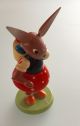 Alte Wendt & Kühn Figur,  Osterhase Mit Korb,  Erzgebirge Objekte nach 1945 Bild 3
