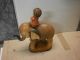 Junge Auf Elefant Anri,  Italien,  Ferrandiz,  Holz,  Holzfigur, 1950-1999 Bild 1