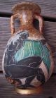 Griechische Vase Motive: Dionysos,  Doppelflöten Spieler Nach Form & Funktion Bild 1