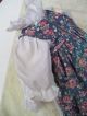 Alte Puppenkleidung Flowery Apron Dress Outfit Vintage Doll Clothes 40 Cm Girl Original, gefertigt vor 1970 Bild 6
