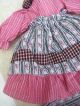 Alte Puppenkleidung Pink Flowery Dress Outfit Vintage Doll Clothes 40cm Girl Original, gefertigt vor 1970 Bild 8