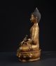 Bhaisajyaguru,  Medizin - Buddha.  Beeindruckende Vergoldete Statue.  (tibet) Entstehungszeit nach 1945 Bild 2