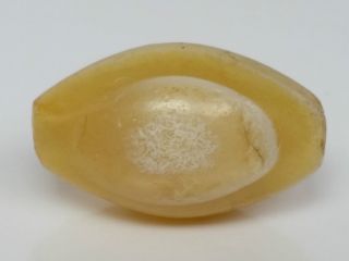 Ancient Rare Banded Agate Eye Bead (25.  4mm X 15.  2mm) Bild