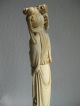 Antike Bein Figur Chinesische Hofdame Frau Bein Schnitzerei China 1900 - 1930 Asiatika: China Bild 10