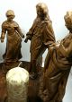 Geschnitzte Krippen Heiligen Aufstellung Mit Kerze Auf 30 Cm Teller Einzelstück Skulpturen & Kruzifixe Bild 1