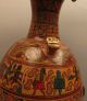 Ri5560:großes,  Bunt Bemaltes Gefäß,  Maya,  Inka,  Mittelamerika,  Handarbeit,  Details Antike Bild 1