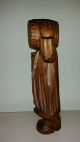 Holzfigur Skulptur Mann Bierbrauer Mit Bierfass & Glas Geschnitzt Ca.  40 Cm Holzarbeiten Bild 1