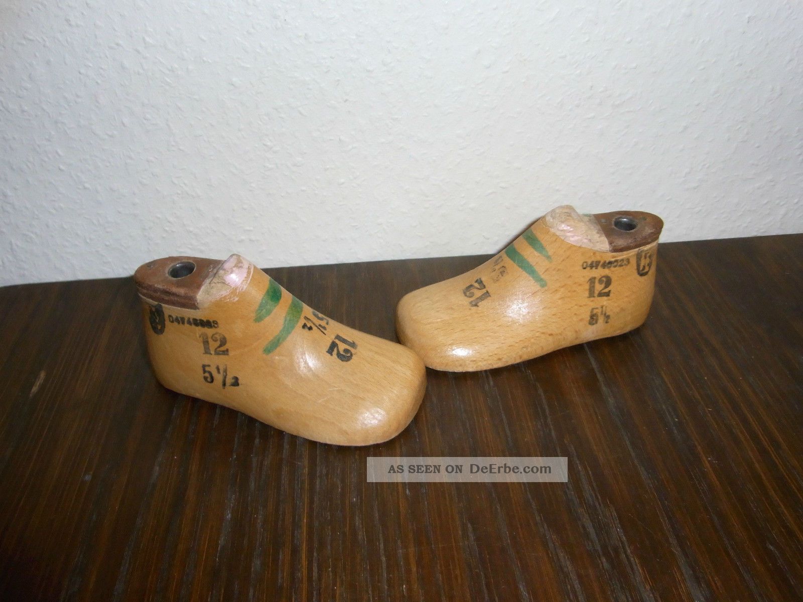 alte Kinder Schusterleisten Schuhleisten 1 Paar 12 1/2cm lang 5 1/2 breit Mini 
