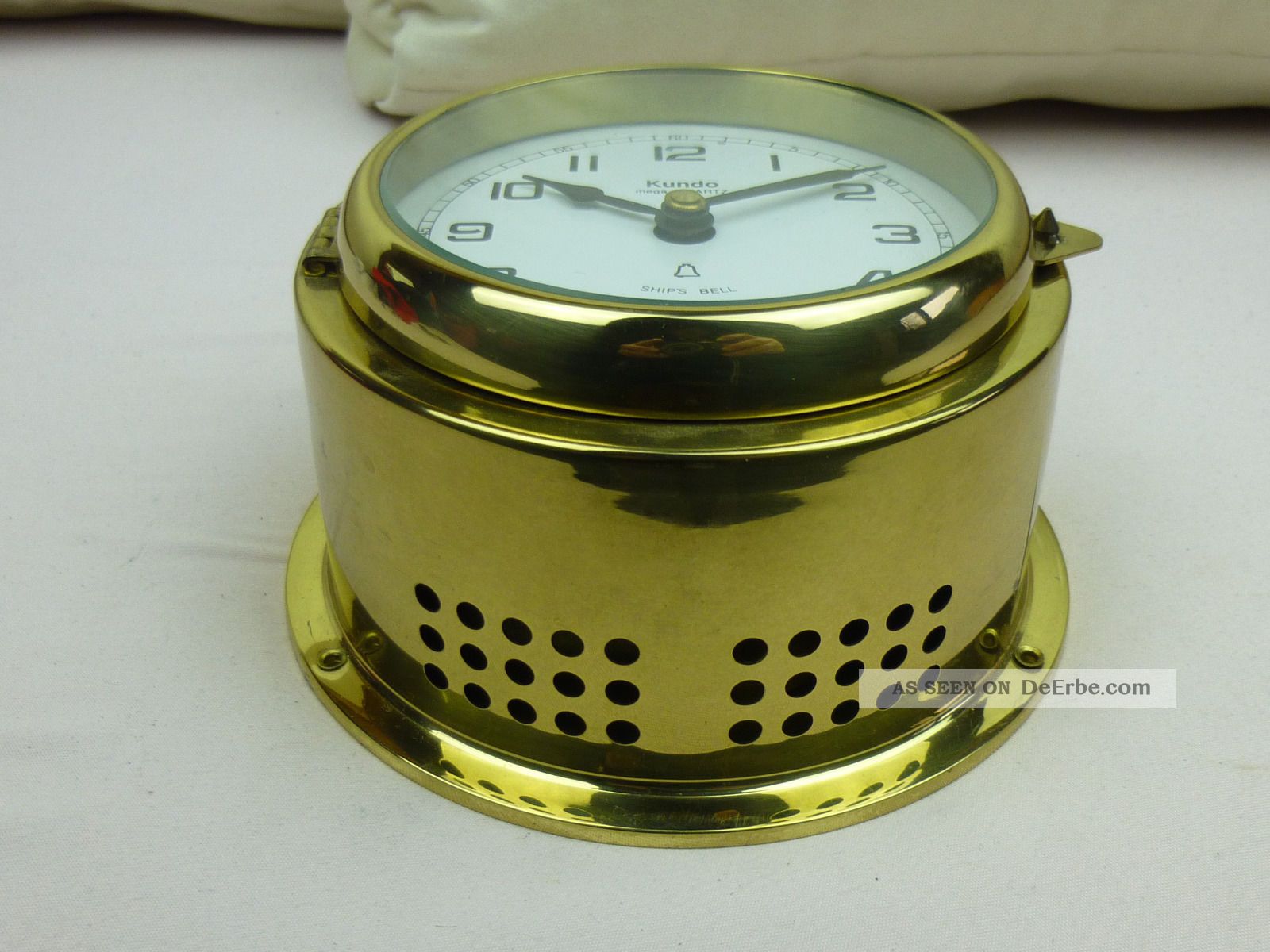 Kundo " Mega Quartz 3000 " Schiffsuhr Glasenuhr Marine Ship ' S Bell Clock