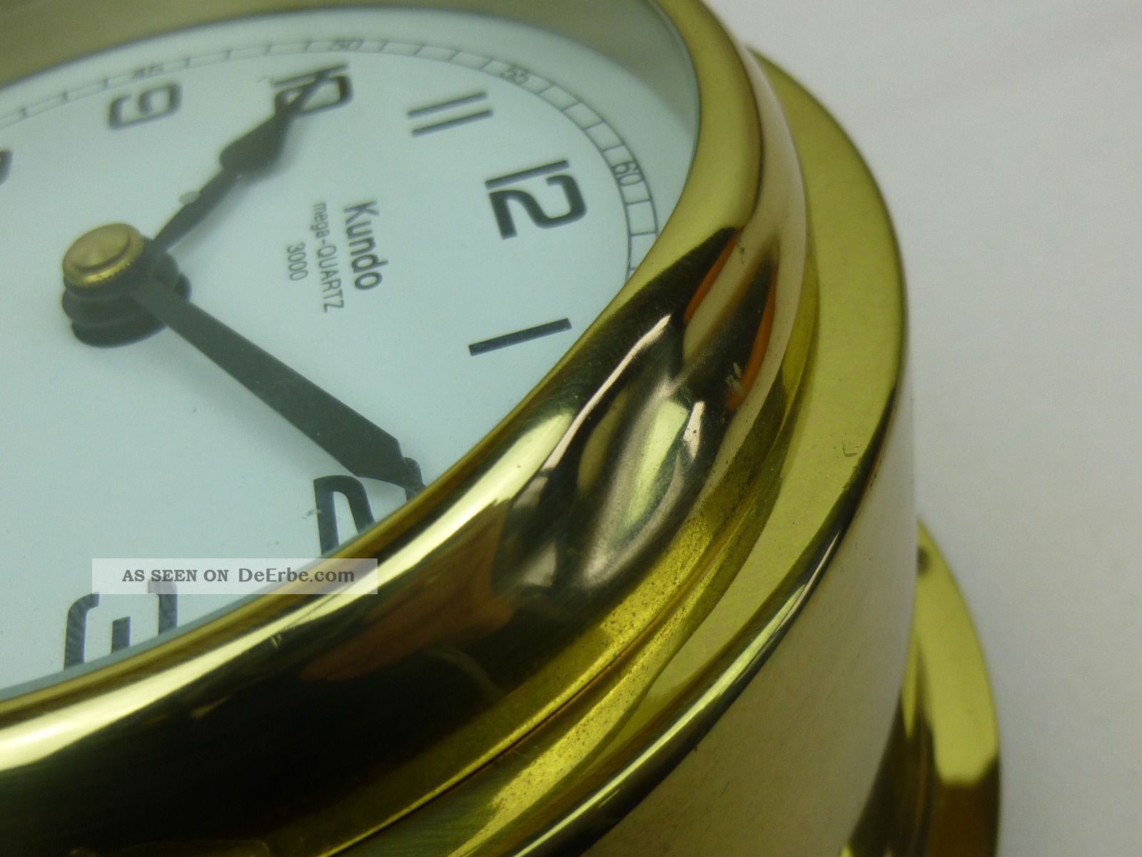 Kundo " Mega Quartz 3000 " Schiffsuhr Glasenuhr Marine Ship ' S Bell Clock