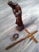 Jesus Mit Kreuz - Holzschnitzerei Holzarbeiten Bild 6