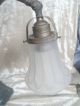 2156 Tischlampe Jugendstil Lampe 1920 Hartblei Table Lamp Schreibtischlampe 34cm Antike Originale vor 1945 Bild 1