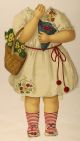 Entzückende Anziehpuppe Um 1900 Mit Versch.  Kleidern Puppen & Zubehör Bild 2