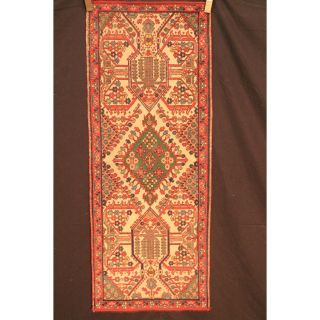 Alt Handgeknüpft Orient Teppich Malaya Mey Mey Old Rug Carpet Tappeto 160x60cm Bild