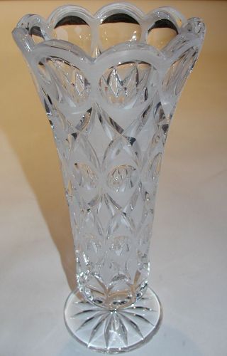 Wunderschöne Große Bleikristall Vase 25cm Bild