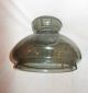 Schöne Große Alte Tischlampe Petroleumlampenstil Jugendstil Glasschirm Zylinder Gefertigt nach 1945 Bild 9