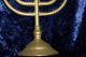 Kleine Menora 12x11cm Leuchter Messing Davidleuchter Kerzenhalter Judaica Judaica Bild 5