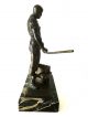 Edle Skulptur Bronze Auf Mamorsockel 1950-1999 Bild 10