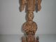 Afrikanische Kunst Skulptur Figur Alte Holzfigur Sitzend A.  Thron Deko Entstehungszeit nach 1945 Bild 5