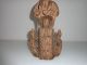 Afrikanische Kunst Skulptur Figur Alte Holzfigur Sitzend A.  Thron Deko Entstehungszeit nach 1945 Bild 6