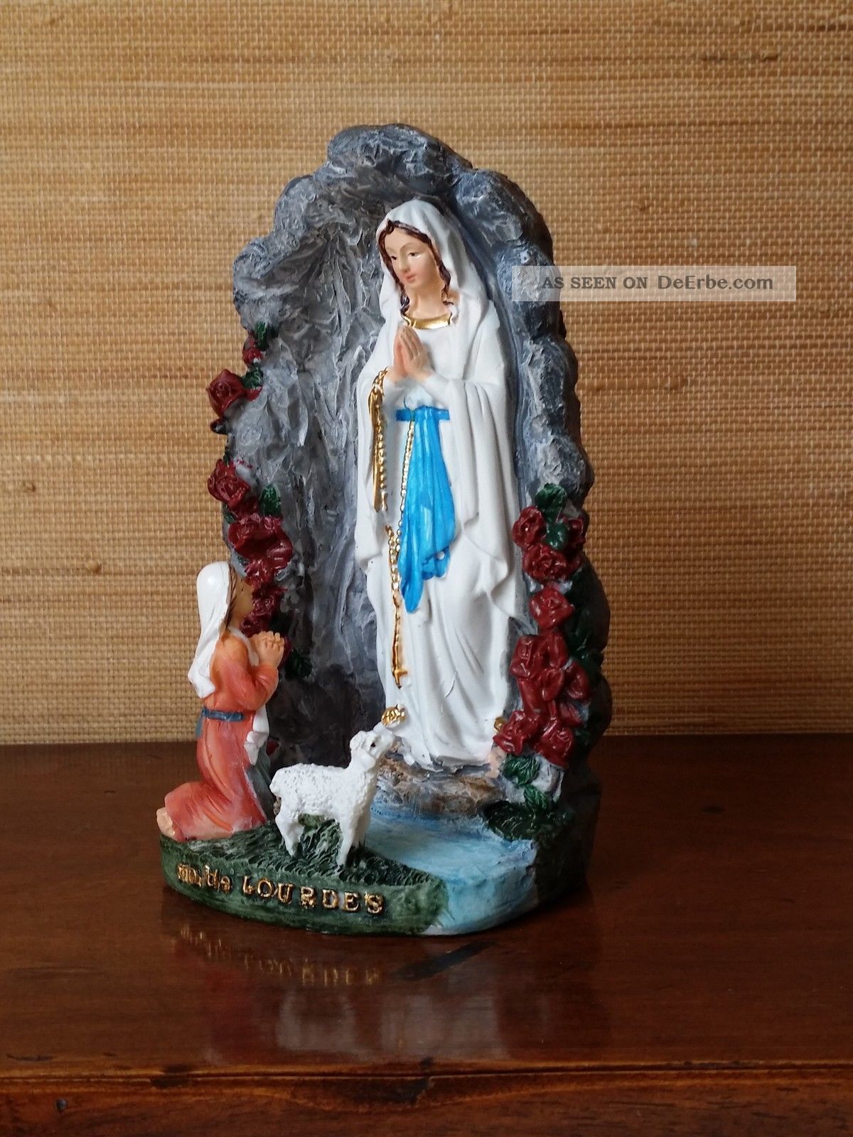 Madonna V.  Lourdes Statue Dekofigur Heiligenfigur Grotte Wallfahrt Mutter Gottes Skulpturen & Kruzifixe Bild