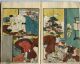 1860 Utagawa Holzschnitt Buch Ukiyoe Shunga Asiatika: Japan Bild 5