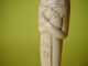 Statue Aus Bein Oder Knochen - HÖhe 15,  5 Cm - Alt & Schön.  Wohl Aus Ägypten Beinarbeiten Bild 8