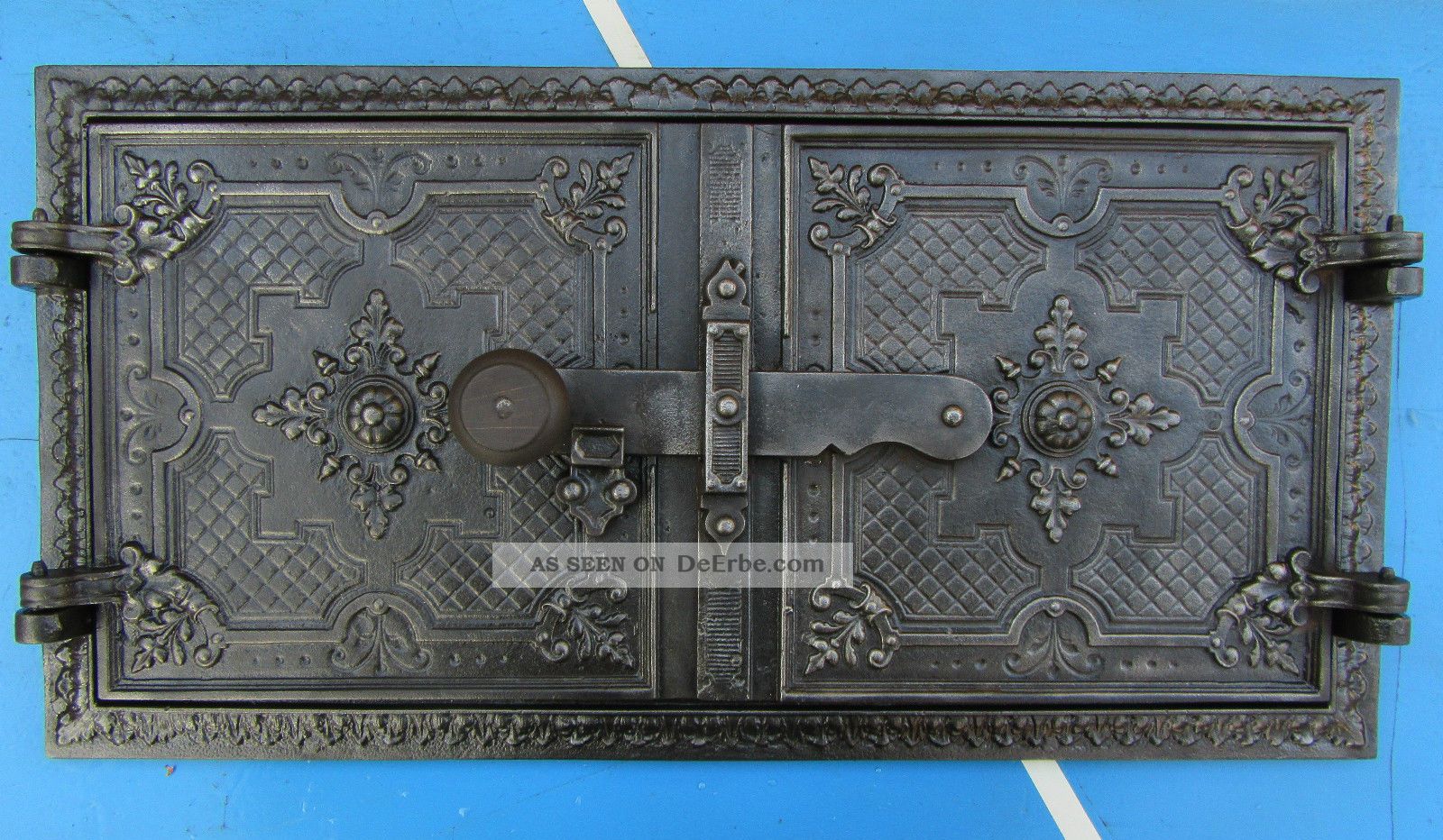 Antike Ofenplatte Ofentür Etagenofen Backofen Original, vor 1960 gefertigt Bild
