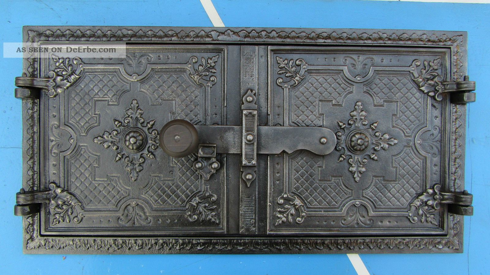 Antike Ofenplatte Ofentür Etagenofen Backofen