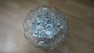Kinkeldey 60er 70er Deckenleuchte Lampe - Kristallglas - Stilvoll & Sehr Schön Bild