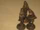 3 Bronze Figuren Mit Instrumenten - Handarbeit Ca.  8 - 8,  5 Cm. Ab 2000 Bild 6