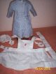 Altes Puppenkleid,  Schwesterntracht Original, gefertigt vor 1970 Bild 2