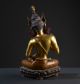 Buddha Vajrasattva.  Ältere / Older Statue.  (tibet,  Bronze,  Gold) Entstehungszeit nach 1945 Bild 3