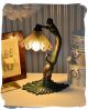 Jugendstil Leuchte Frauenskulptur Mit Pfau Vintage Tischlampe Tischleuchte Antik Gefertigt nach 1945 Bild 3