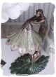 Jugendstil Leuchte Frauenskulptur Mit Pfau Vintage Tischlampe Tischleuchte Antik Gefertigt nach 1945 Bild 4