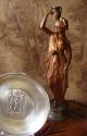 Prunk Figur Vestalin Historismus Skulptur Lampenfuß Petroleumlampe Halter Um1870 Vor 1900 Bild 11
