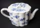 Rare Chinese Blue & White Porcelain Tea Pot Bamboo - Décor & Form,  Republic Period Asiatika: China Bild 2