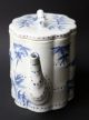 Rare Chinese Blue & White Porcelain Tea Pot Bamboo - Décor & Form,  Republic Period Asiatika: China Bild 3