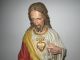 Jesus Christus Statue | Antike Skulptur | Heiligenfigur | 80 Cm | 100 Jahre Alt Skulpturen & Kruzifixe Bild 3