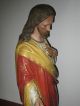 Jesus Christus Statue | Antike Skulptur | Heiligenfigur | 80 Cm | 100 Jahre Alt Skulpturen & Kruzifixe Bild 8