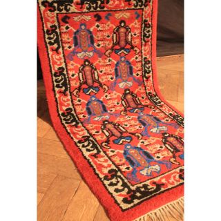 Wunderschöner Handgeknüpfter Orient Teppich Atlas Berber Old Rug Carpet Tappeto Bild
