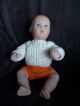 Puppenpullover Gehäkelt Aus Wolle Passend Für 30 Cm Kk Badebaby Original, gefertigt vor 1970 Bild 2