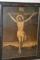 Jesus Christus Alter Gerahmter Kunstdruck Um 1900 60x46cm Votivbilder & Sakralmalerei Bild 1